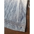 Beautiful DalyDress - Luxury Linen with Lace detail - Size M