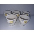 5 x Vintage Egg cups - Midwinter England