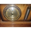 Vintage Mercedes Clock and Temperature Gauge