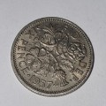 1957 Six Pence Coin