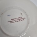 Small Sandland Hanley Staffordshire Plate - Golfer`s Prayer