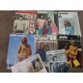 8 x Woman Knitting Patterns and Booklets