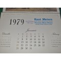 Large Vintage Calendar 1979 with Beautiful Cape Impressions - See pictures