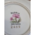 Beautiful Vintage Gloria Hand Painted Small Dish / Pin Dish