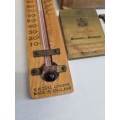 Some Vintage items incl. Okapi Knife, Thermometer, badges, vintage key, etc. See pictures