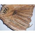 2 x Leather Baseball Gloves - Spalding and Sasaki