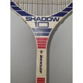 Vintage Wooden Dunlop Shadow 10 Tennis Racket - See pictures