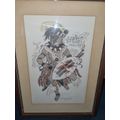 Framed Barbara Tyrrell Lithograph - Signed and numbered