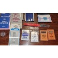 Vintage Haberdashery - Including Needles, Bais Binding, Transfer Pencil, etc.
