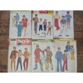 6 x Vintage Clothing Patterns - Boy