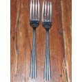 2 x Beautiful Vintage Finest Quality Stainless Steel Forks - Unity