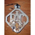 Vintage RAC Badge - Some damage and rust - See pictures for condition