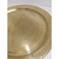 Beautiful Brass Plate - Diameter - 34cm