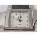 Altav Mini Silver Vintage Car Clock - Desk Clock