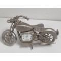 Mini Silver Motorbike Clock - Farah Japan