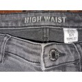 H&M High Waist Skinny Fit Black Denim - Age 13-14 Years