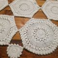 Most Beautiful Finely Crochet Doily - Diameter - 36cm