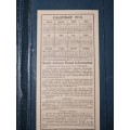 Antique Organizer - J.C.H. Blake & Co. Tarkastad - 1913