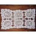 Beautiful Finely Crochet Doily - 30cm x 15cm