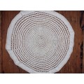 Beautiful Finely Crochet Round Doily - Diameter 42cm