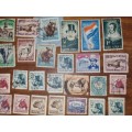 51 x Old SA Stamps