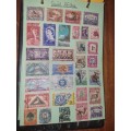 File with 230 Stamps - Mainly South Africa and Neighboring Countries