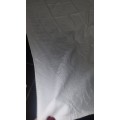 White Tablecloth with 4 Fabric Napkins