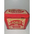 Vintage Joko Tea Tin - 12cm x 12cm x 9cm