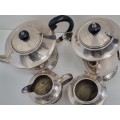 Vintage 4 Piece Silver Plated Tea / Coffee Set - Made in England