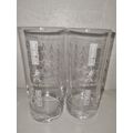 2 x Johnnie Walker Glasses - Keep Walking