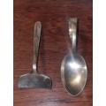 2 Piece Angora Silver Plated Baby Feeding set - Made in England