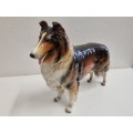 Large Dog Figurine - Collie Dog - Made in Japan - 32cm x 21cm - See description