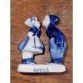 Miniature Delft Man and Woman - Holland - 5.2cm