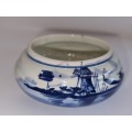Small Hand painted Delft Blue Item - Made in Holland - Diameter - 8cm