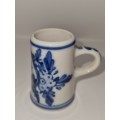 Small Hand painted Delft Mug - Miniature - 5.6cm