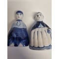 Delft Salt and Pepper Set - Man and Woman - Small