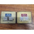 2 x Vintage Mills Cigarette Tins
