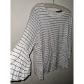 Woolworths Striped Top - Size 16