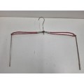 Vintage Fouldable Metal Clothes Hanger with hanging rods