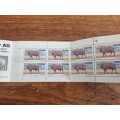 SWA Stamp Booklet 10 x 12c stamps - 1985