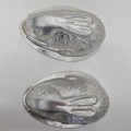 Pair of Vintage Moulds - Bunny shaped - Made in England for Royal Jellies