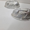 Pair of Vintage Moulds - Bunny shaped - Made in England for Royal Jellies