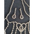 Costume Jewelry Set - Necklace and earrings