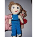Handcrafted His and Hers Dolls / Crochet Boy and Girl