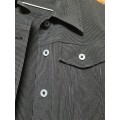 Dijon Jacket with Black and Grey Stripes - Size 10
