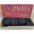 Black Vintage Mercer Crochet Yarn