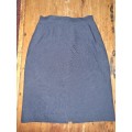 Vintage Navy Pencil Skirt - Size 32