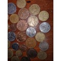 31 x International Coins