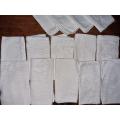 14 x White Fabric Napkins / Serviettes