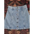 Denim Skirt - Size UK 6 - Will fit a size Small